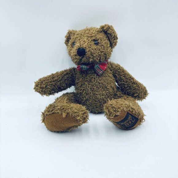 Vintage‎ Giorgio Beverly Hills Plush 1997 Collectors Bear 12" Plaid Bowtie - Picture 1 of 6